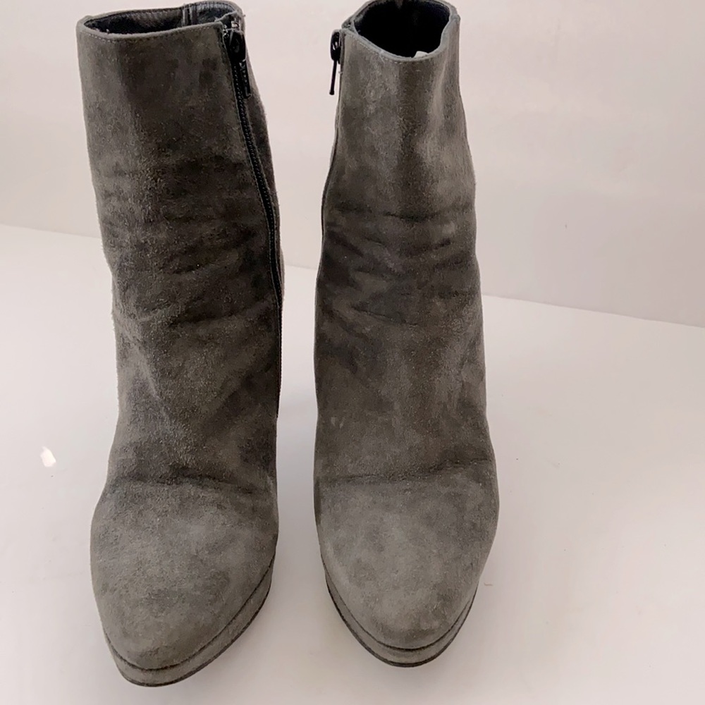 MINELLI Paris Grey Suede Ankle boots 7.5
